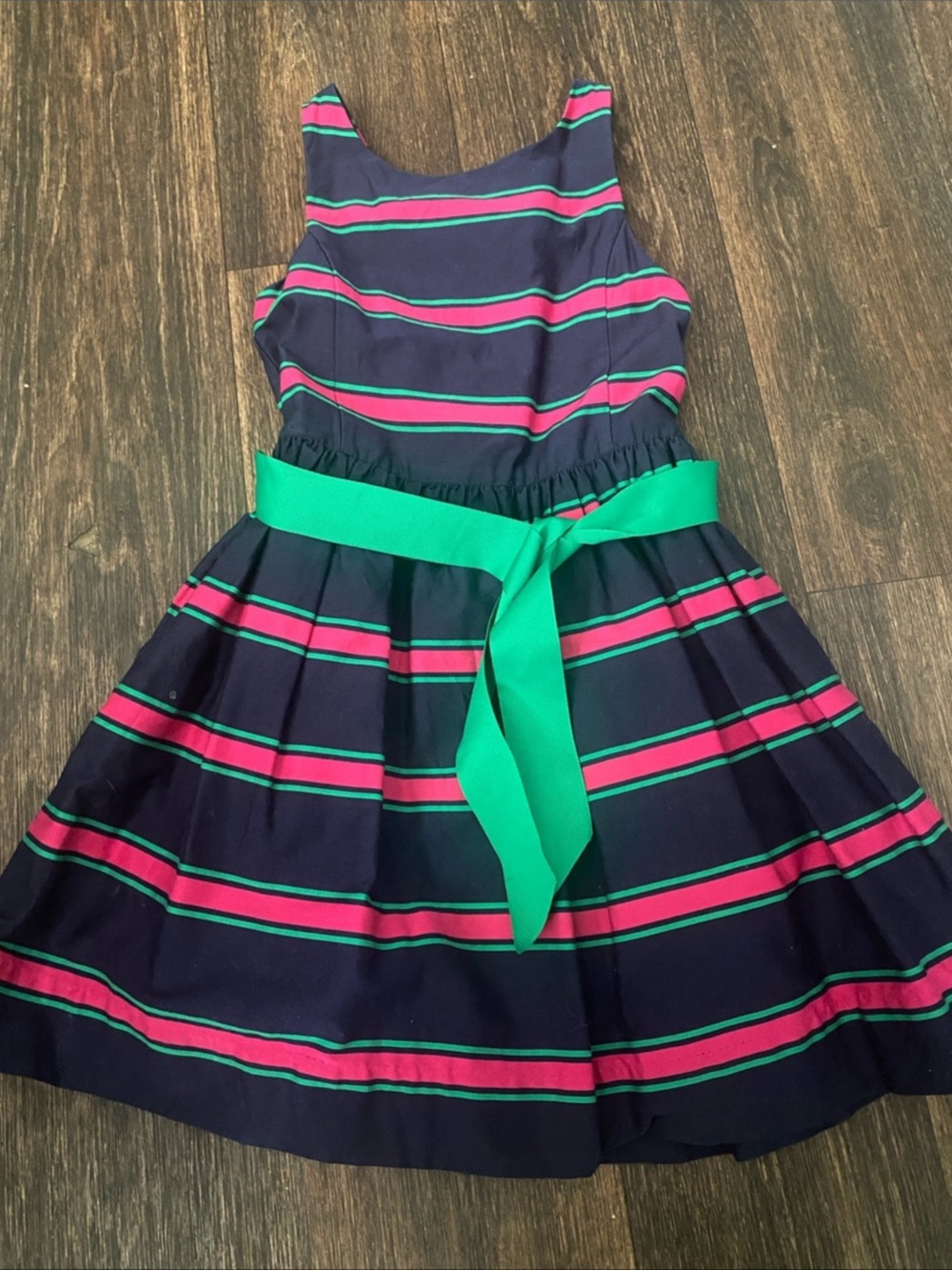 Polo Ralph Lauren Striped Party Dress Girls 6X